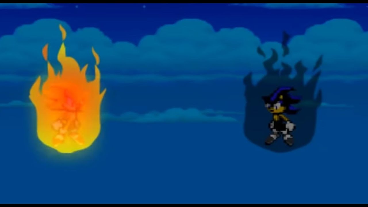 SSF2 Mod Battle: Super Sonic V3 Vs Seelkadoom (Normally)