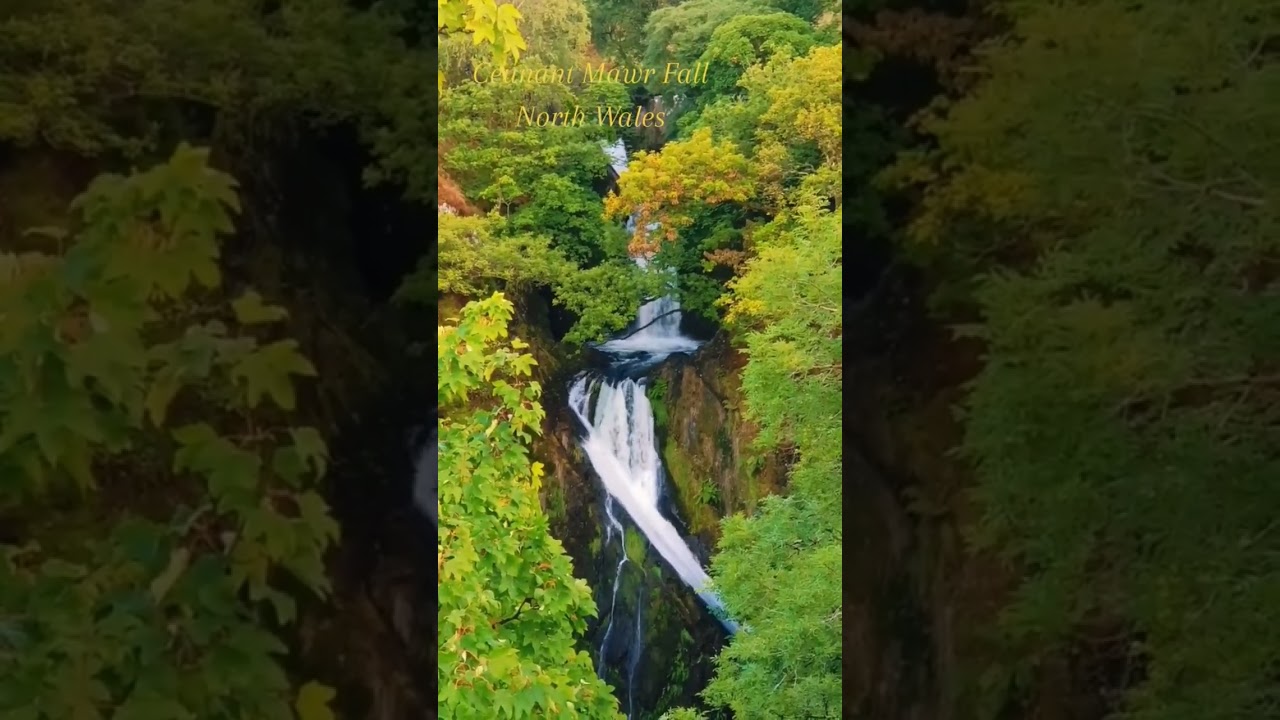 Ceunant Mawr Waterfall in Llanberis, Wales #snowdonia snowdonia