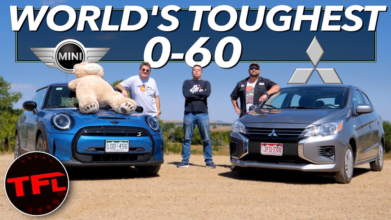 Поздравляем, Electric Mini, ты только что выиграл САМЫЙ СТРАННЫЙ в мире тест на ускорение!