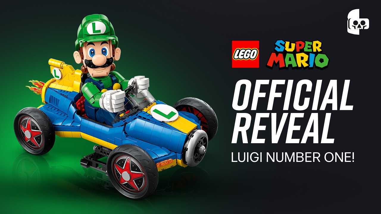 LEGO Mario Kart Luigi & Mach 8 72050 ОФИЦИАЛЬНАЯ ПРЕЗЕНТАЦИЯ