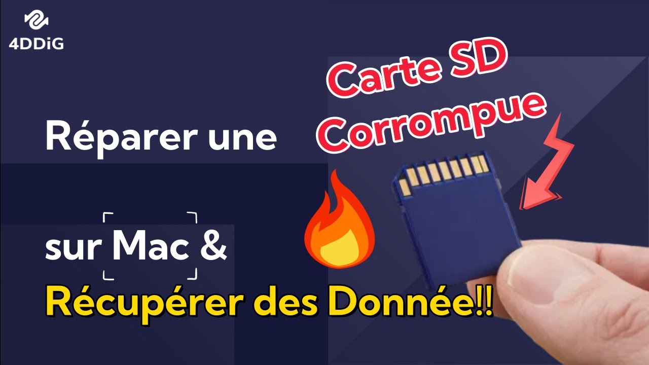 Comment Réparer une Carte SD Corrompue💢🥺 sur Mac et Récupérer les Données💻?