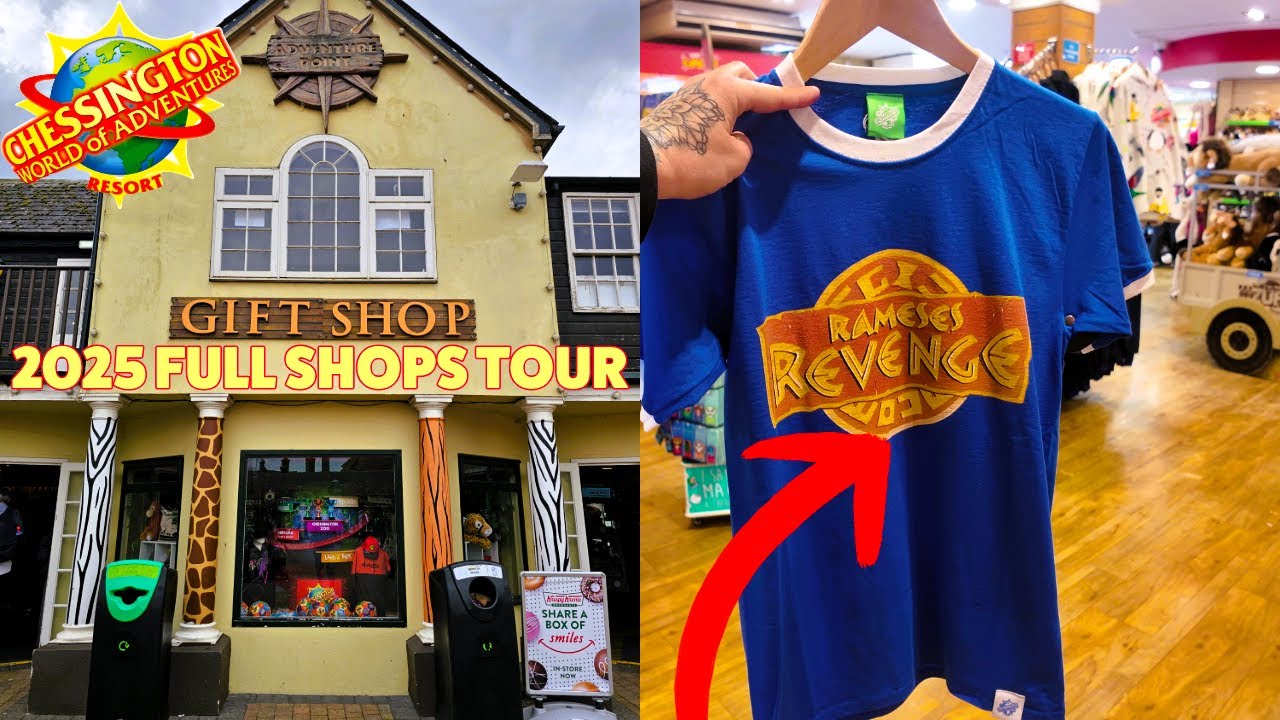 Chessington 2025 FULL SHOPS TOUR!