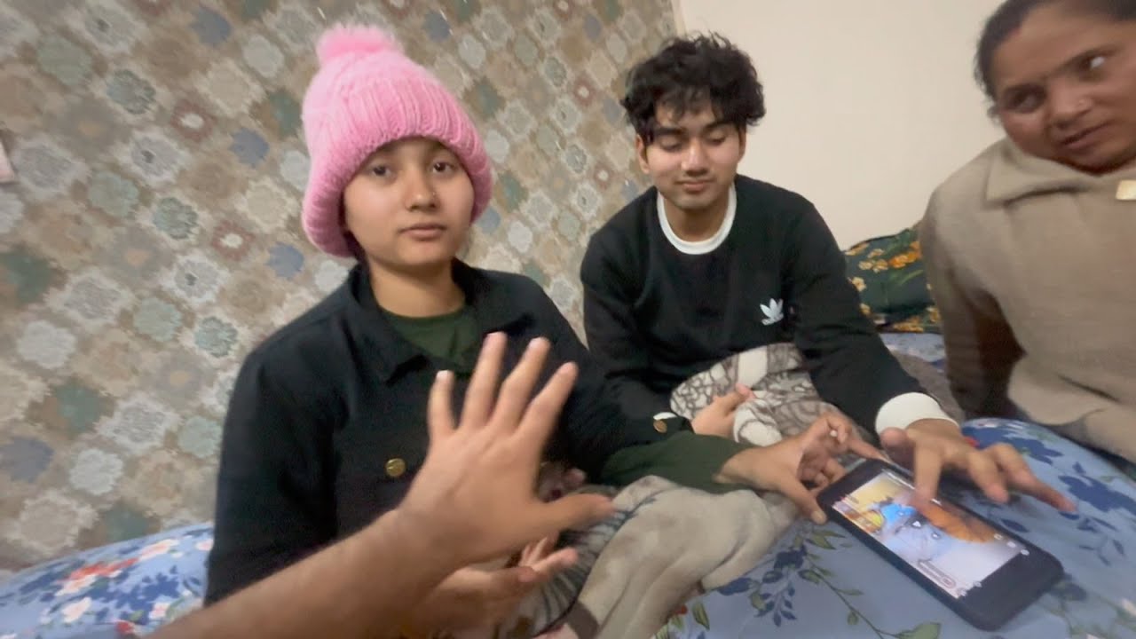 Watching our 3 year old videos !!