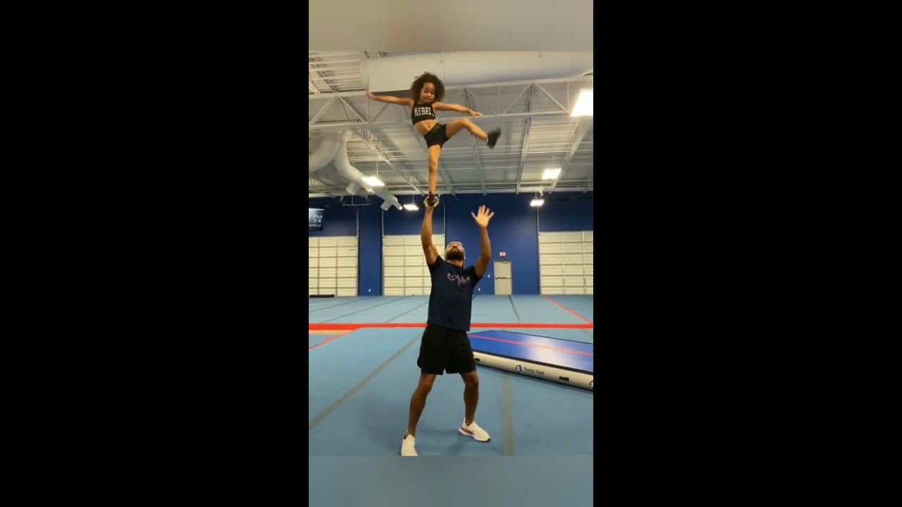 Sweet moments Father & Daughter Cheer dance Stunt