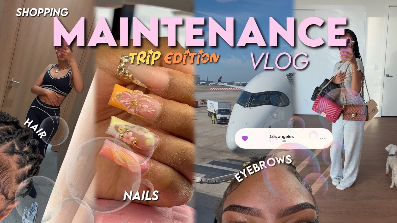 VLOG О ТЕХОБСЛУЖИВАНИИ: ВЫПУСК О ПОЕЗДКЕ🏝️✈️ | ногти, волосы, шопинг + УЖАСНАЯ ИСТОРИЯ О НАРАЩИВА...