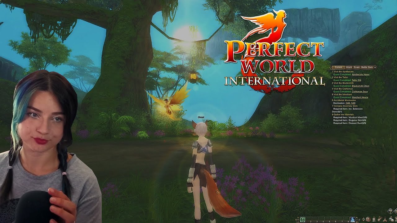 ASMR Series: Replaying Games from my Childhood ~ Perfect World International (MMORPG, Soft Spoken)