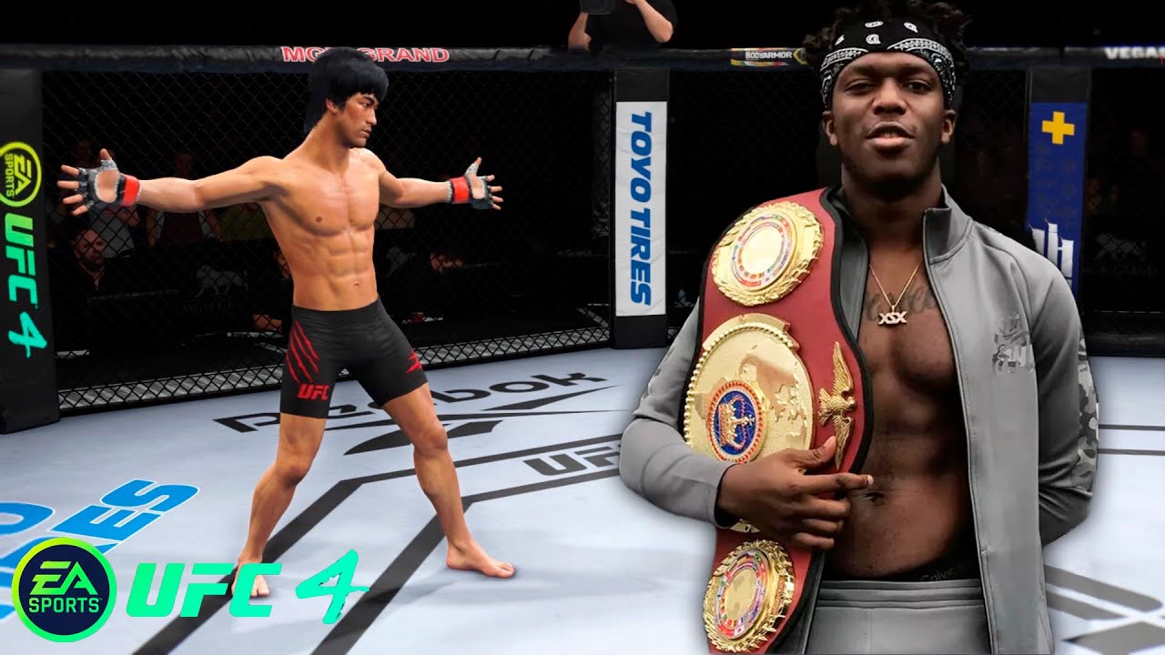 UFC4 Bruce Lee vs KSI MMA Fighter EA Sports UFC 4 PS5