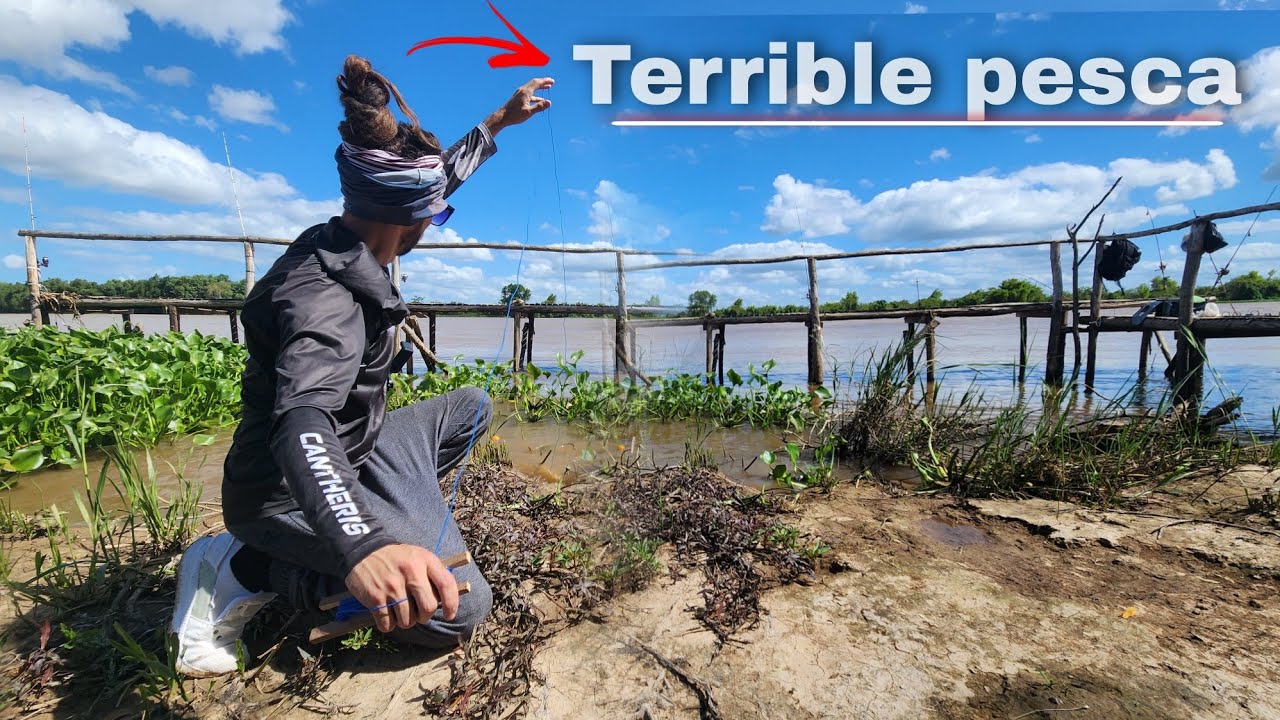 TERRIBLE PESCA en ZARATE, 40 MINUTOS PARA SACAR ESTA BESTIA | Pesquero Los Perros | El Chuza pesca.