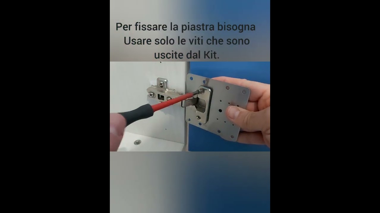 Tutorial fai da te FACILISSIMO su come riparare le cerniere di armadi, guardaroba, credenze.