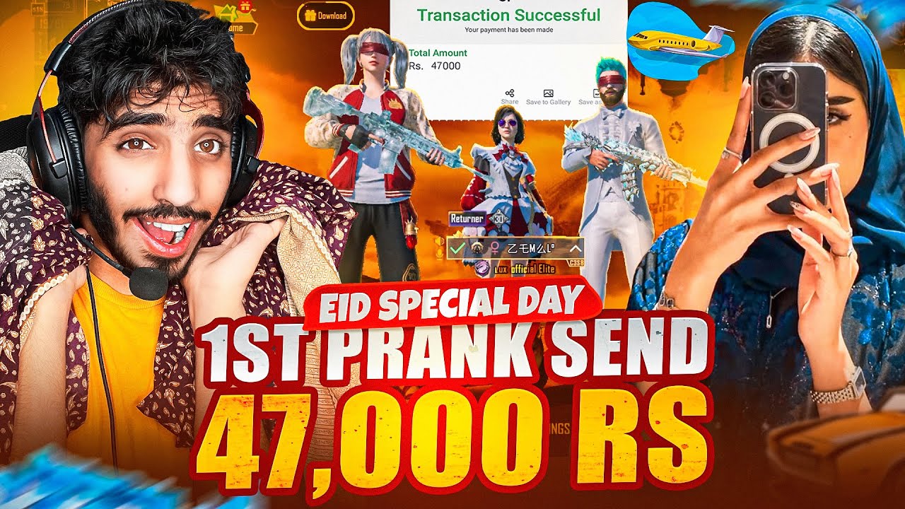Eid Special Girl Voice Prank 😂 | 1st Day Shock 😱 | Send 47K Rs Gone Wrong!