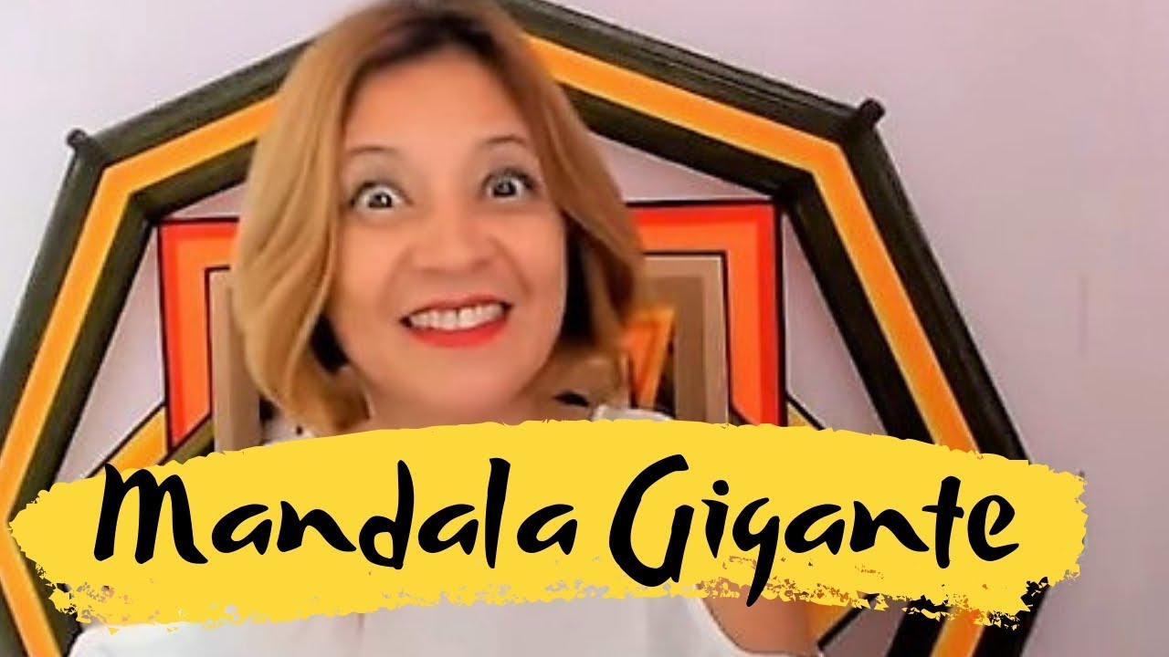 Como Fazer Mandala de lã Gigante - MATERIAL