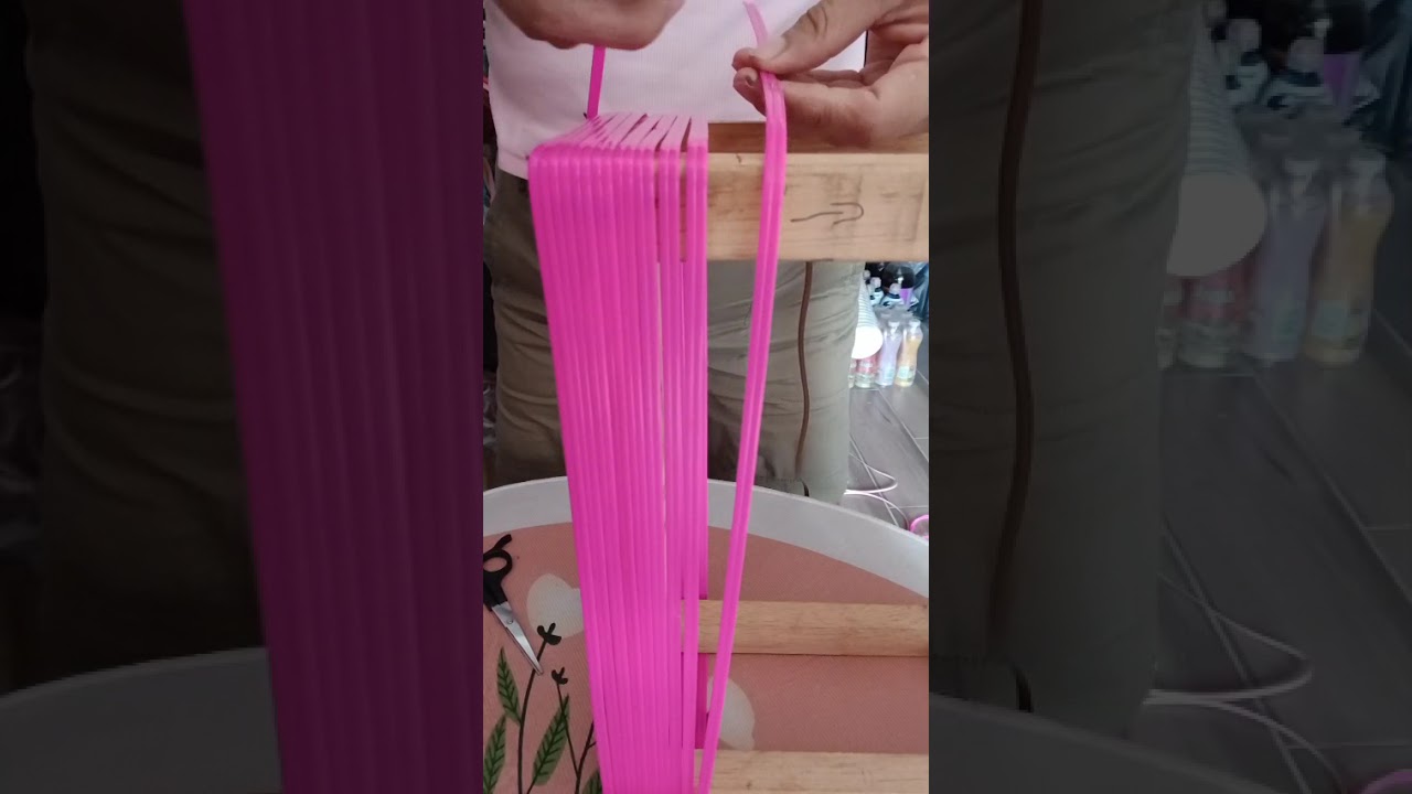 Paso 1 Como enbarillar Para hacer una bolsa de toquilla