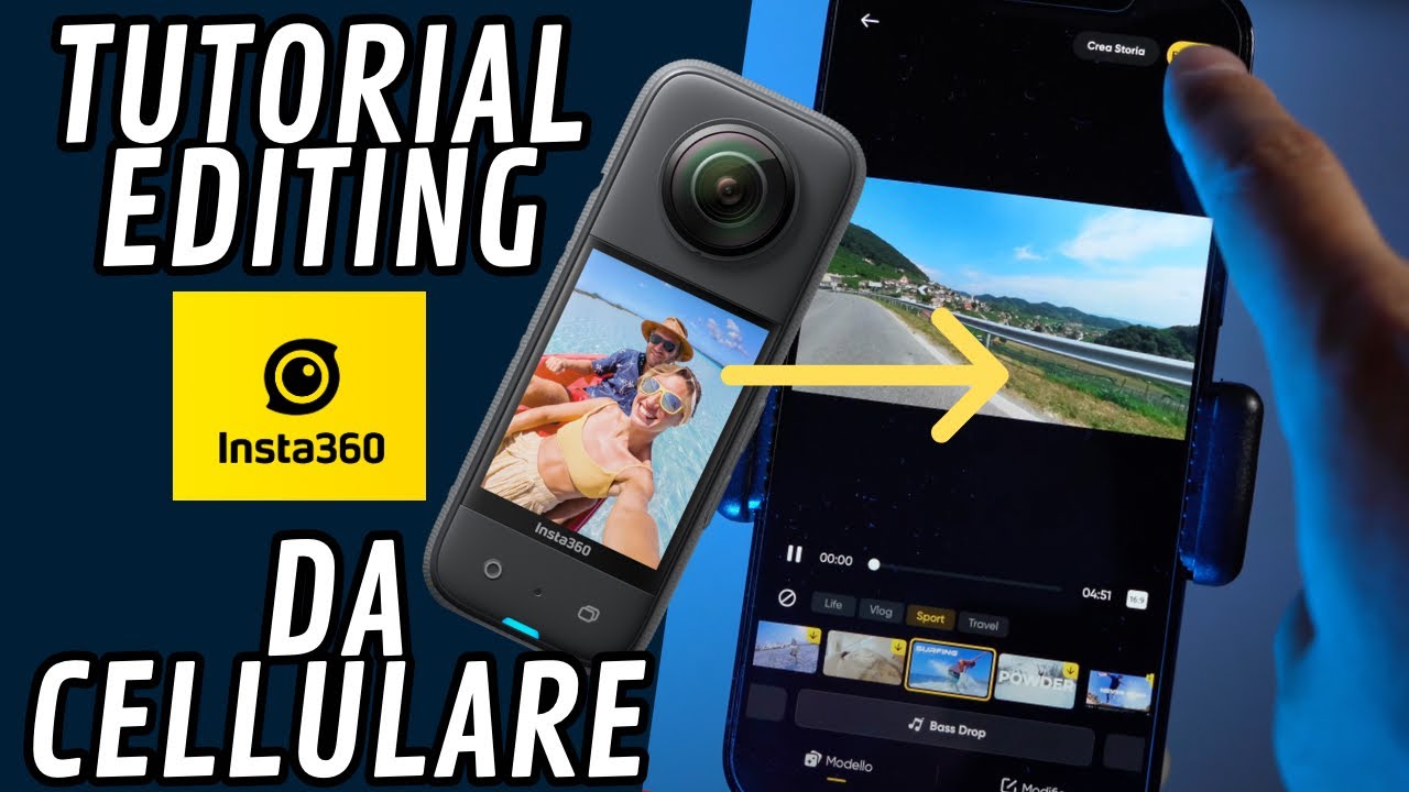 INSTA360 - Come EDITARE FACILE con il CELLULARE