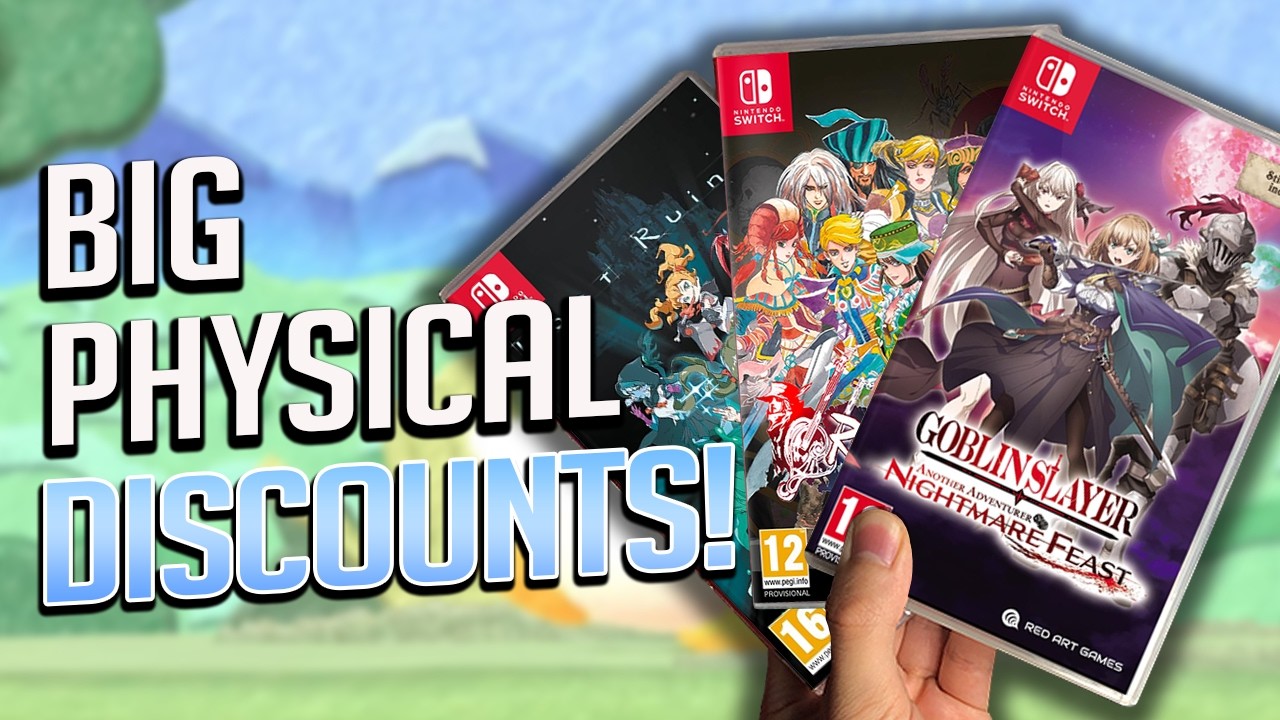 MEGA Spring discounts on PHYSICAL Games 🤯