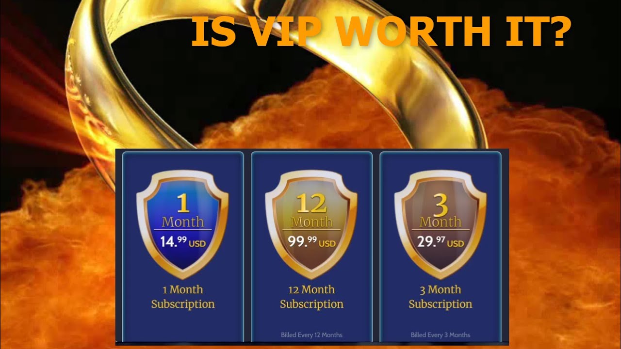 Becoming a VIP in Lord of the Rings Online