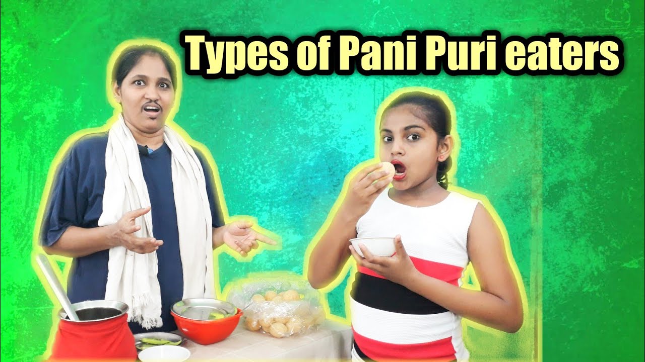 Types of Pani Puri eaters | comedy video| Monika Prabhu