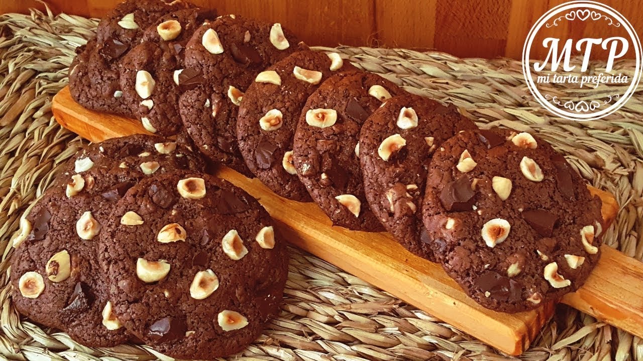 GALLETAS DE CHOCOLATE Y AVELLANAS | Mi tarta preferida