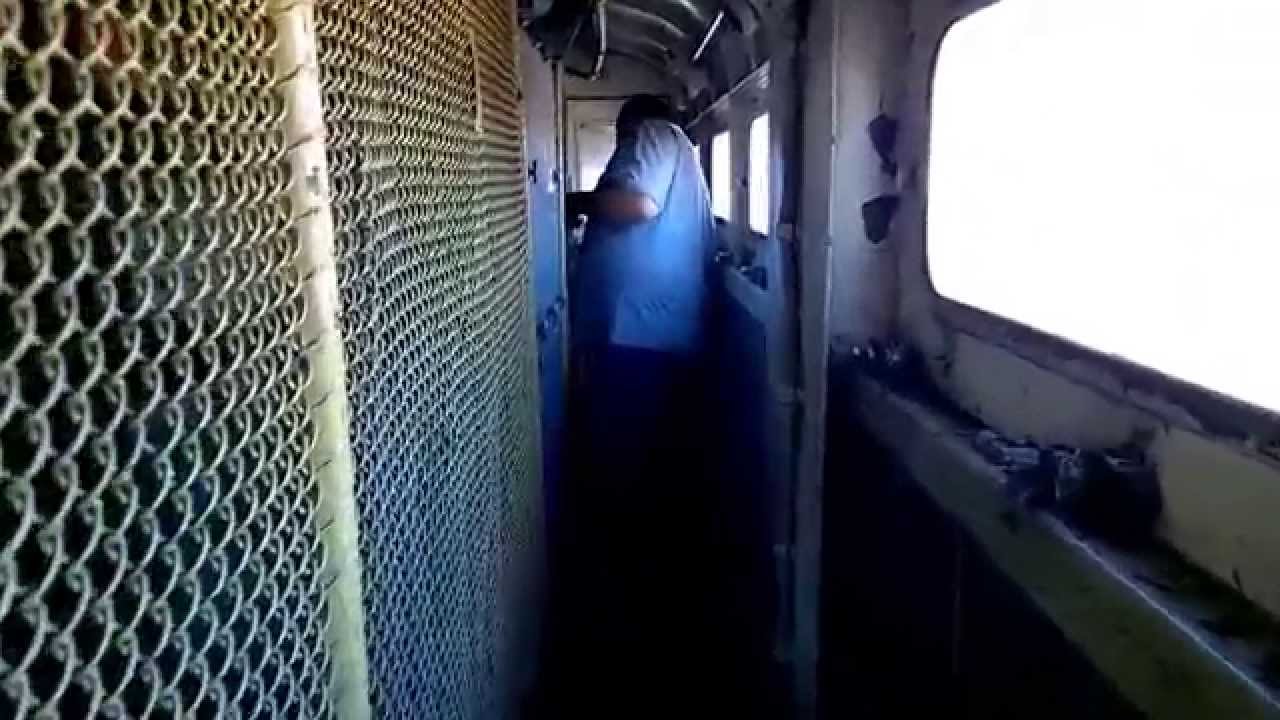 Bulgarian State Railways Cab View with Driver...