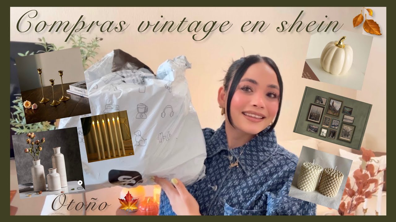 HAUL DE COMPRAS VINTAGE EN SHEIN😍🤎🍂*para otoño* 🍁 