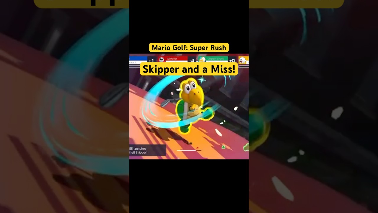 Quick Clip - Skipper and a Miss! - Mario Golf: Super Rush