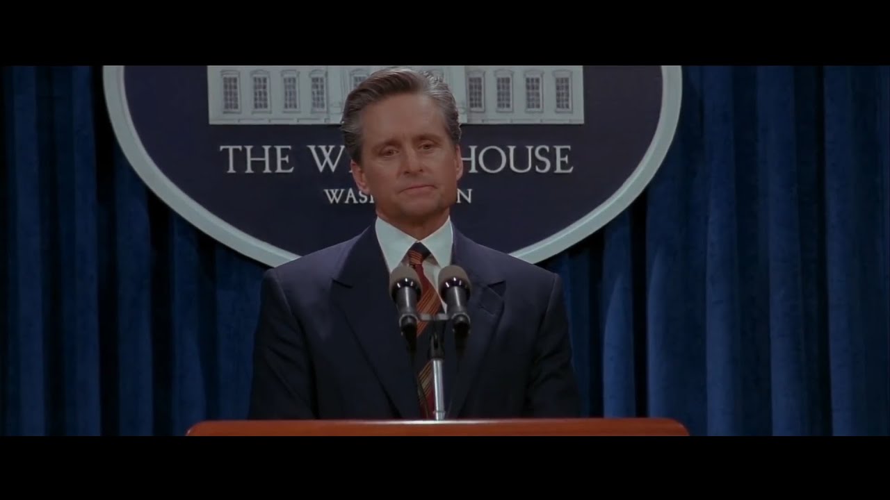 THE AMERICAN PRESIDENT - It is entirely about character.