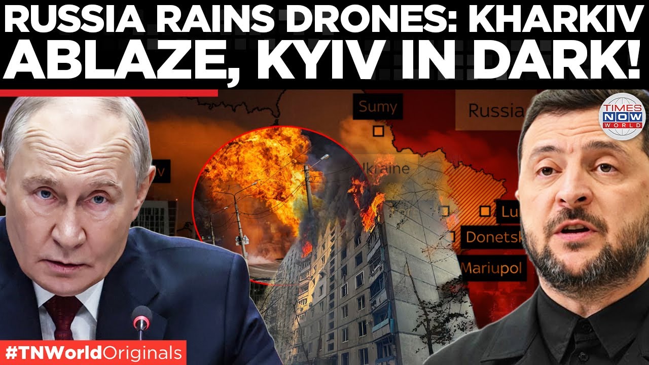 KHARKIV DESTROYED: Drone Attacks Hit Medical Facilities, Kyiv’s Energy 'hanging By A Thread'