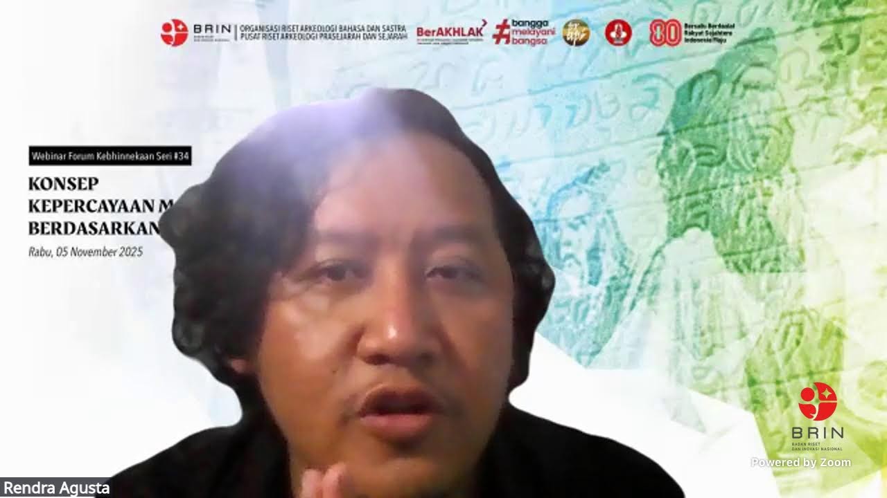 Webinar Forum Kebhinekaan seri #34 “Konsep Kepercayaan Masyarakat Berdasarkan Data Prasasti”