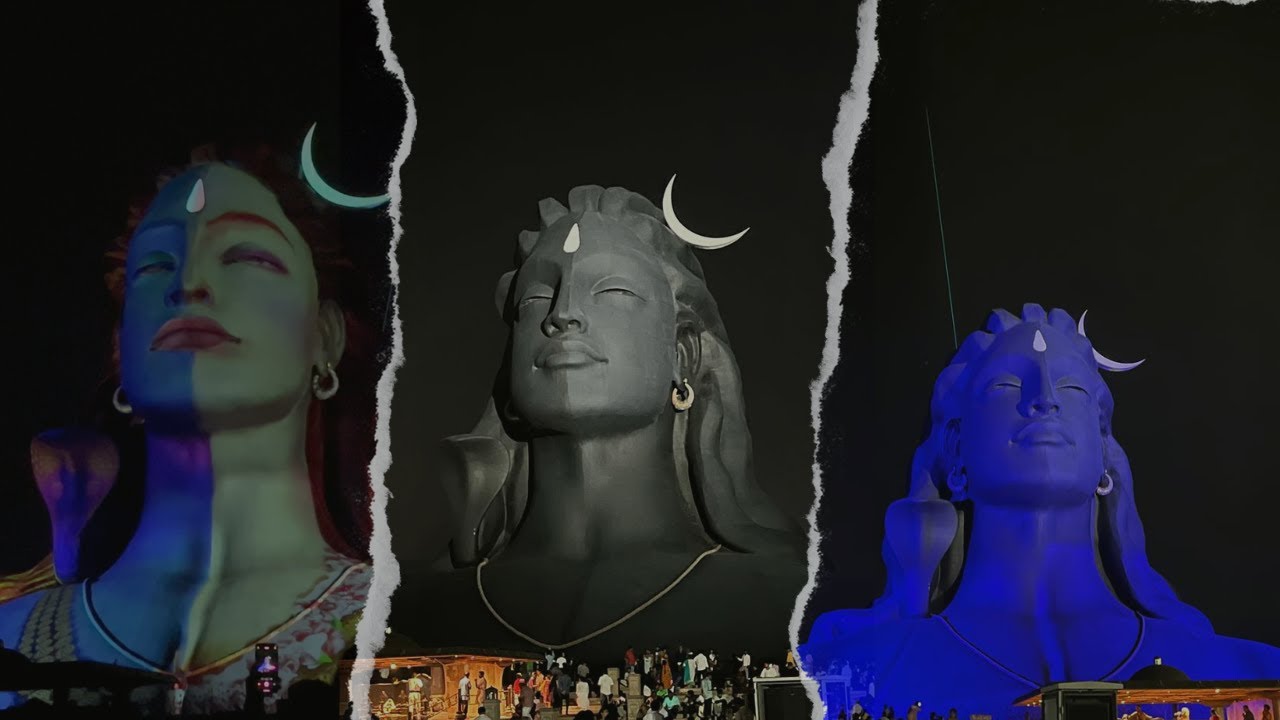 AMAZING LIGHT SHOW OF ADIYOGI | ISHA FOUNDATION | 4K VIDEO
