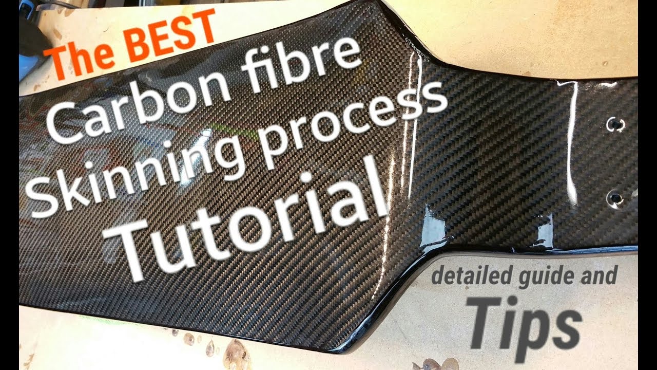 Carbon fiber skinning TUTORIAL. Skateboard deck .