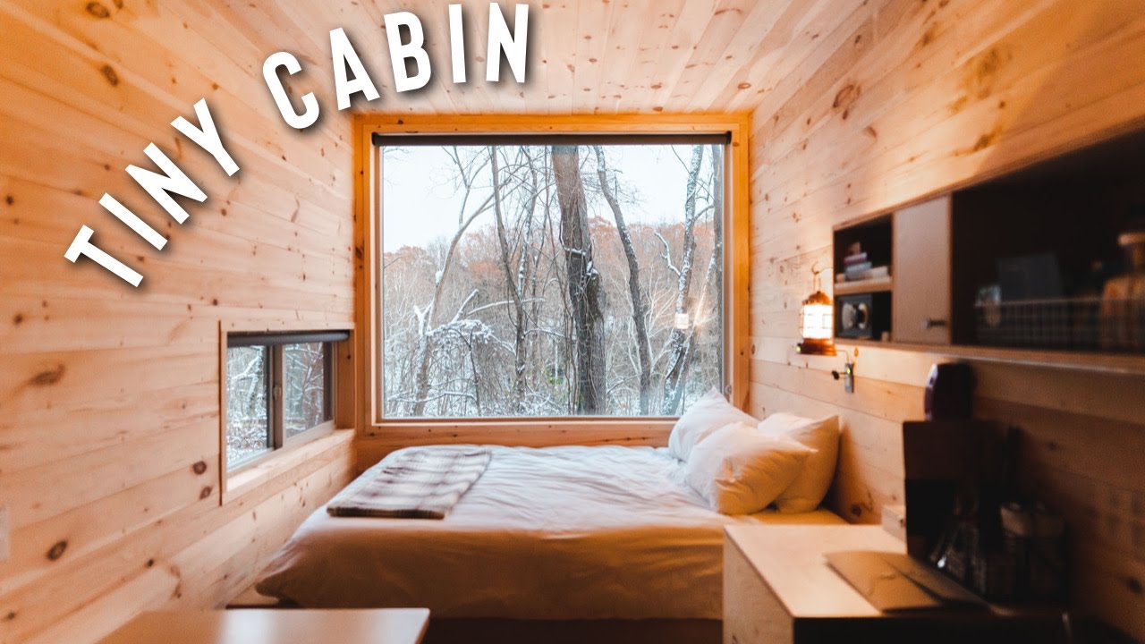 OFF GRID TINY *container* CABIN | GETAWAY CABINS FULL TOUR