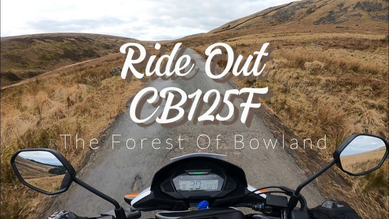 RIDE OUT [POV] | Honda CB125F | 125cc Motorbike UK | Forest Of Bowland to the Devil's Bridge