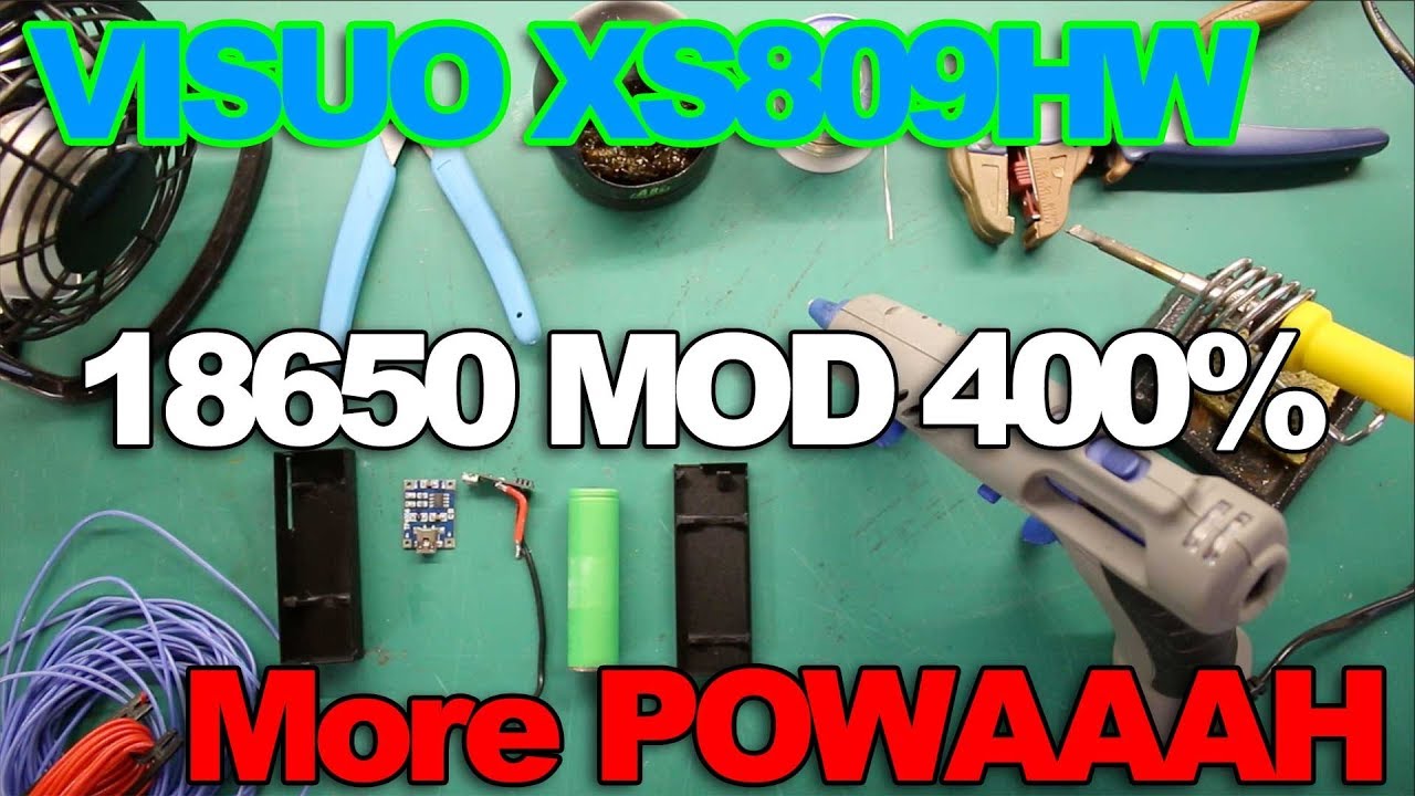 VISUO QUADCOPTER + 18650 BATTERY MOD UPGRADE - Concluding Episode