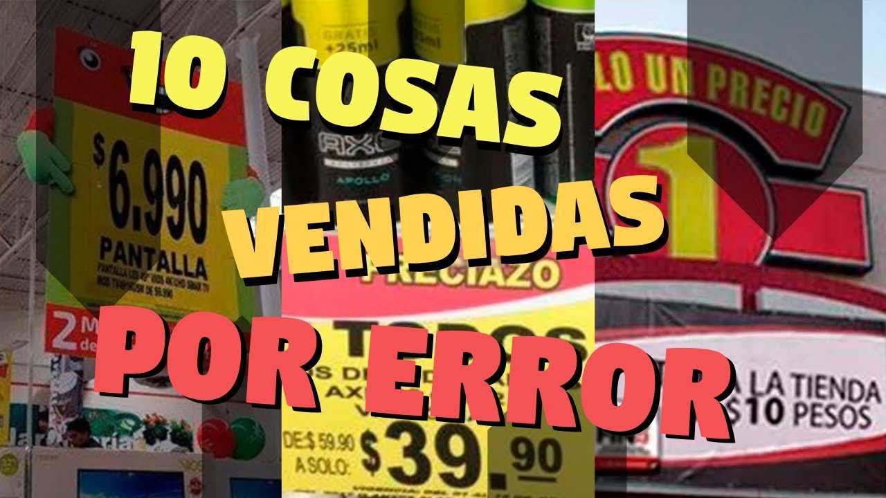 10 Cosas Vendidas a Bajo Precio por Error, ¿Toda una Tienda a $10?