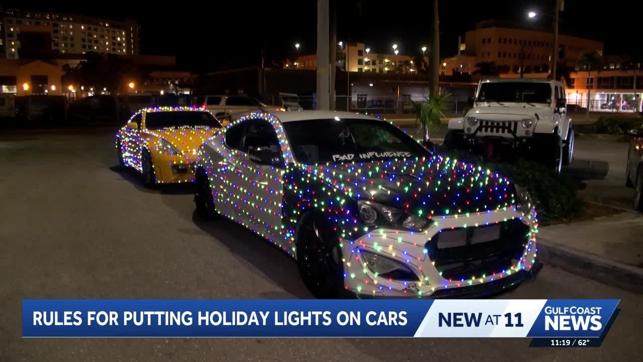 Festive or fined? What holiday car decorations are legal on Florida roads