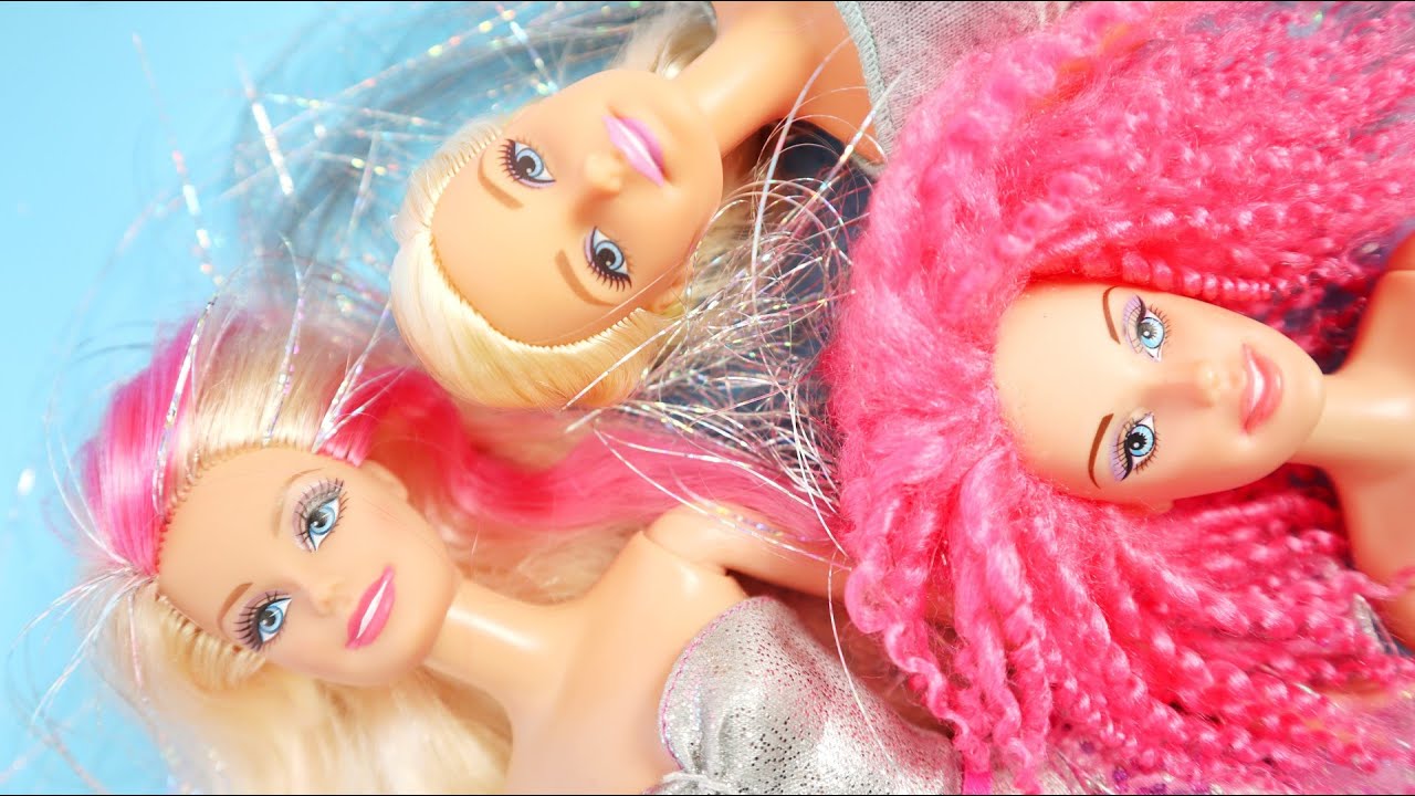 DIY Barbie Hairstyles Tutorial ~ 4 Hair Transformations ~ Doll Makeover ~ Best Ideas For Girl Crafts