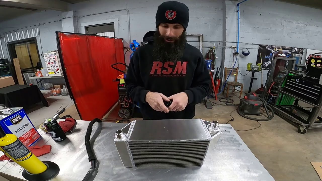 Foxbody A2W Intercooler Welding. AIRGAS has a NEW ARGON BOTTLE!!