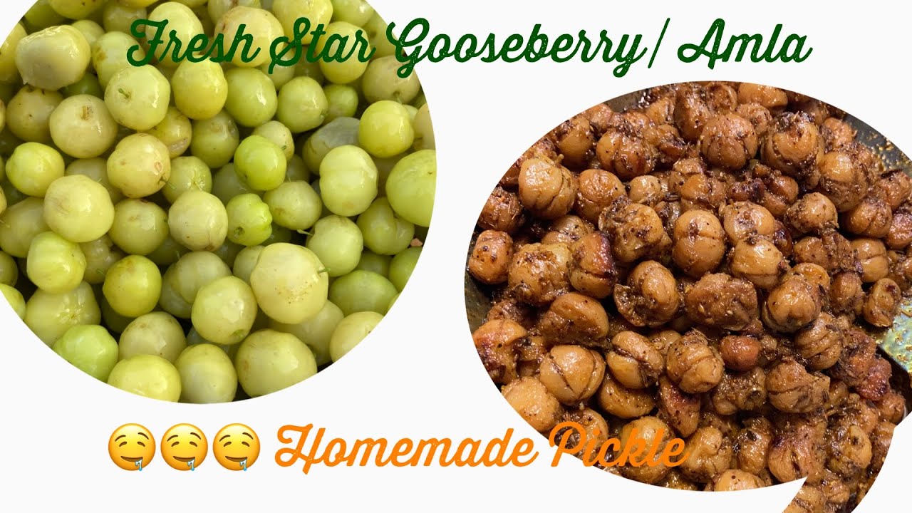 Star Gooseberry/Amla (the forgotten fruit)&ldquo;Instant&rdquo; Pickle/ Achar&rdquo;