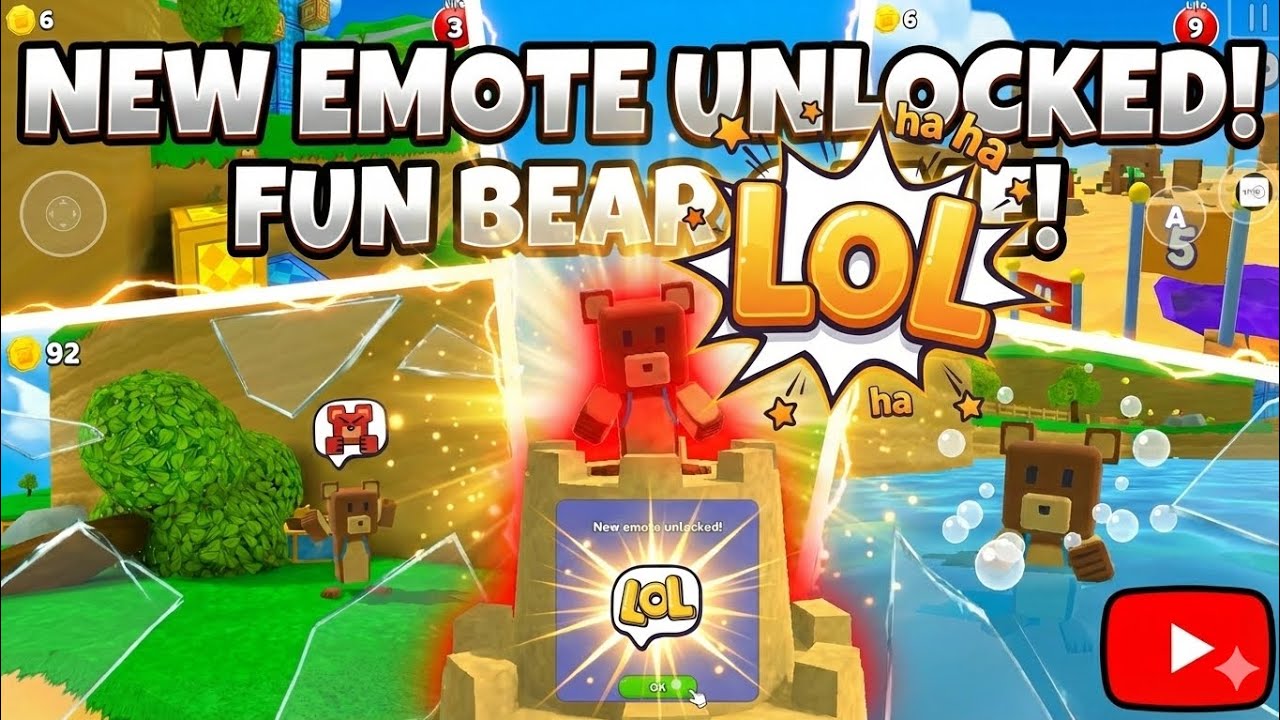 Super Bear Adventure: Finding the RAREST Emote Ever! 🐻✨