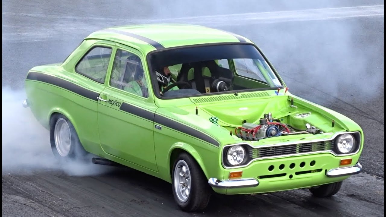 2015 Ford Fest - Mk1 Escort Drag Racing Compilation Video