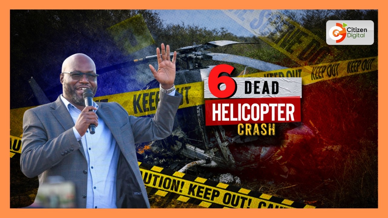 MP Johana Ng'eno's body to be flown to Nairobi after a chopper crash on Saturday