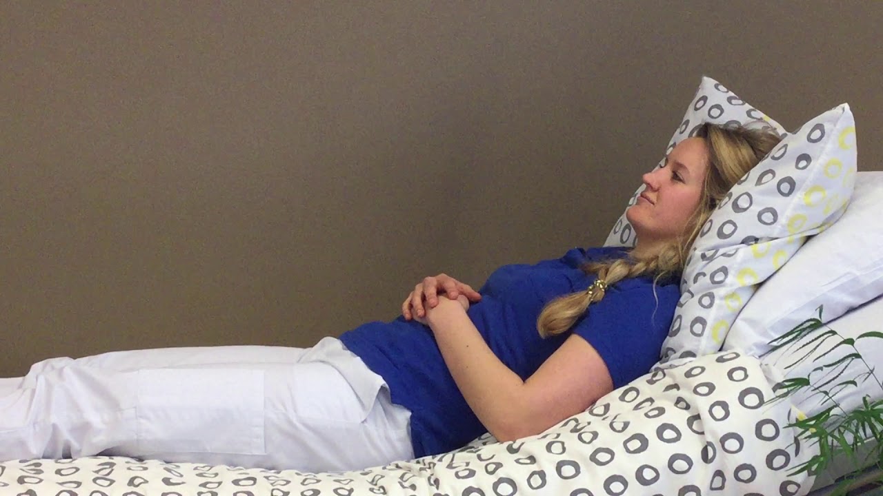 Ademhaling oefening 'buikademhaling'