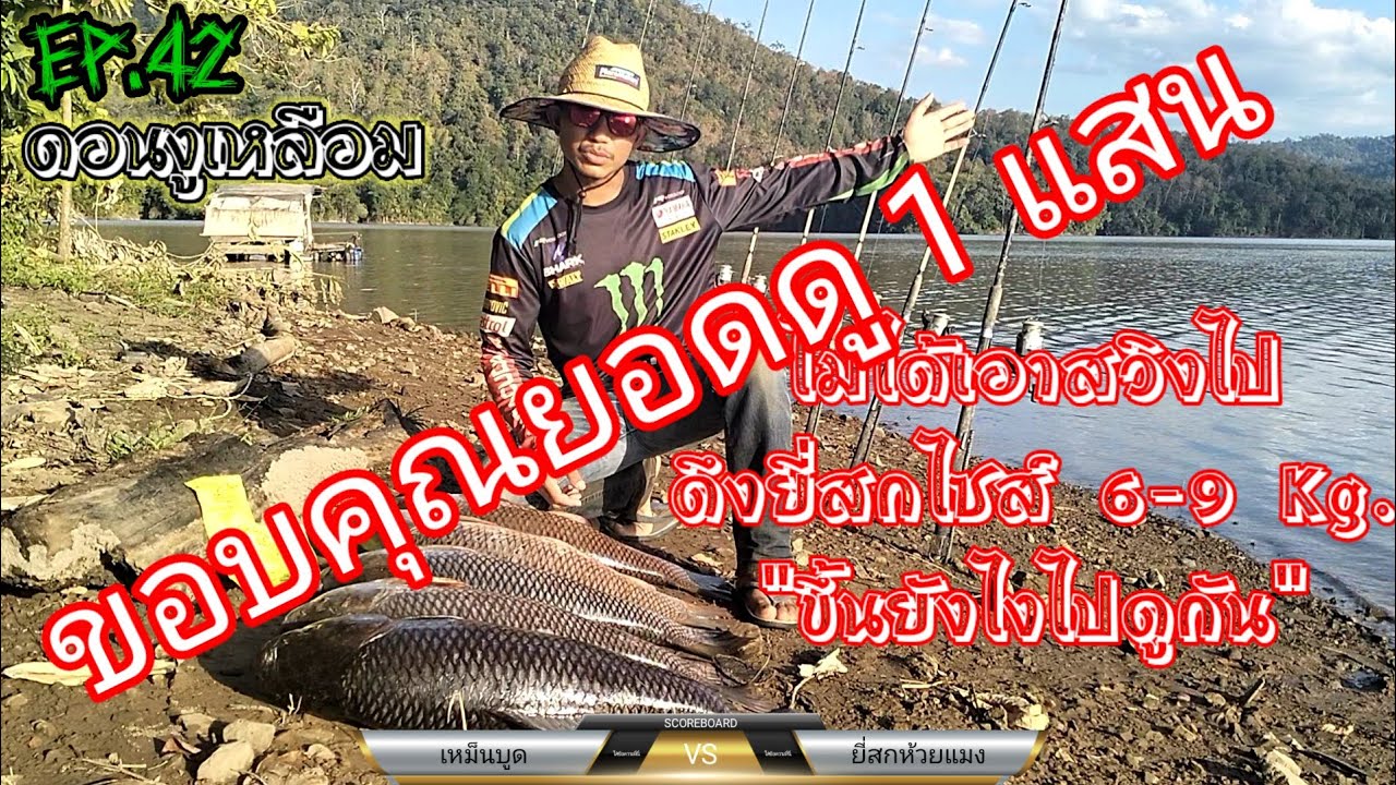 Ep.42 ลากมันขึ้นมาไซส์ 7 size 8 #เหม็นบูดเหยื่อตกปลาเกล็ดผสมน้ำใช้ได้ทันที