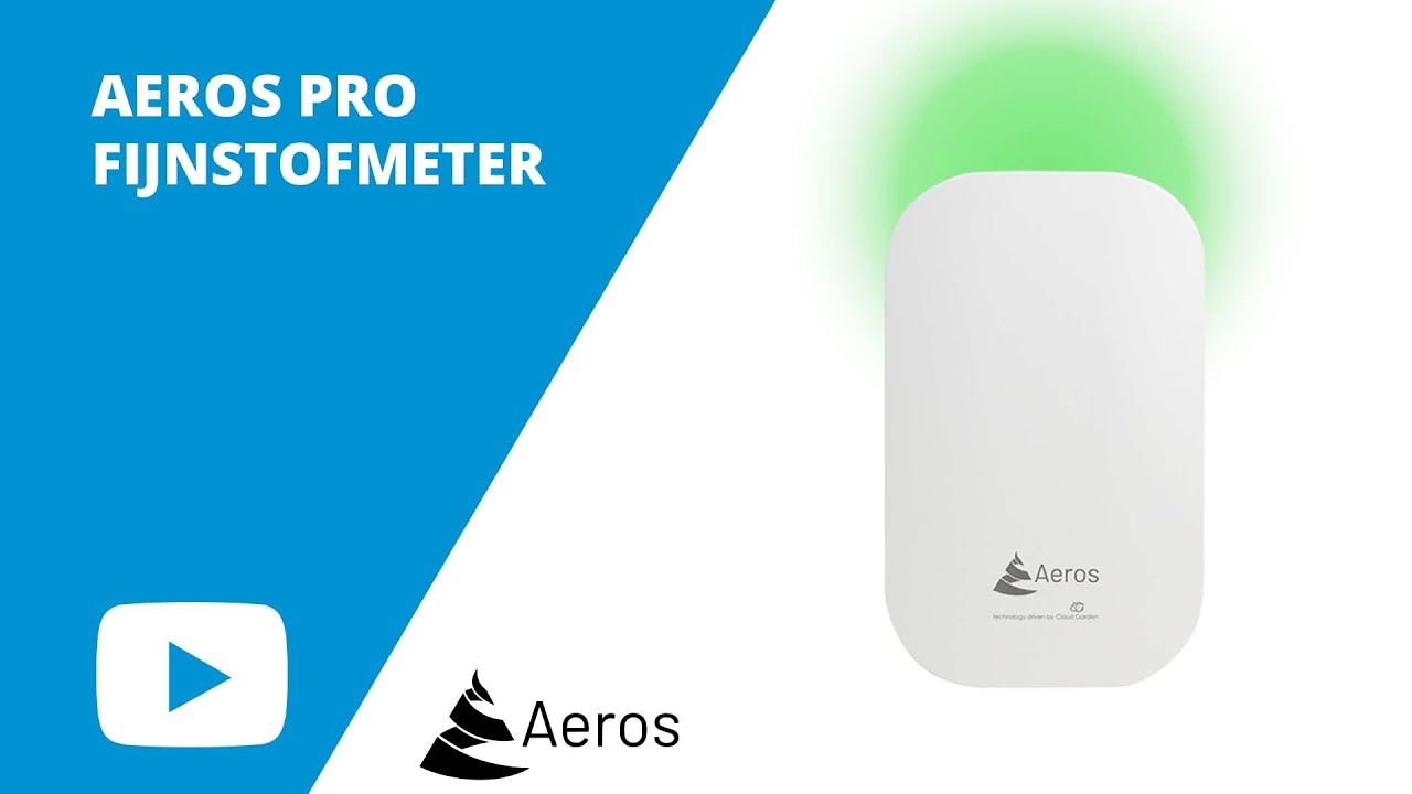 Aeros Pro Fijnstofmeter - Meet ook CO2, aerosolen en TVOC