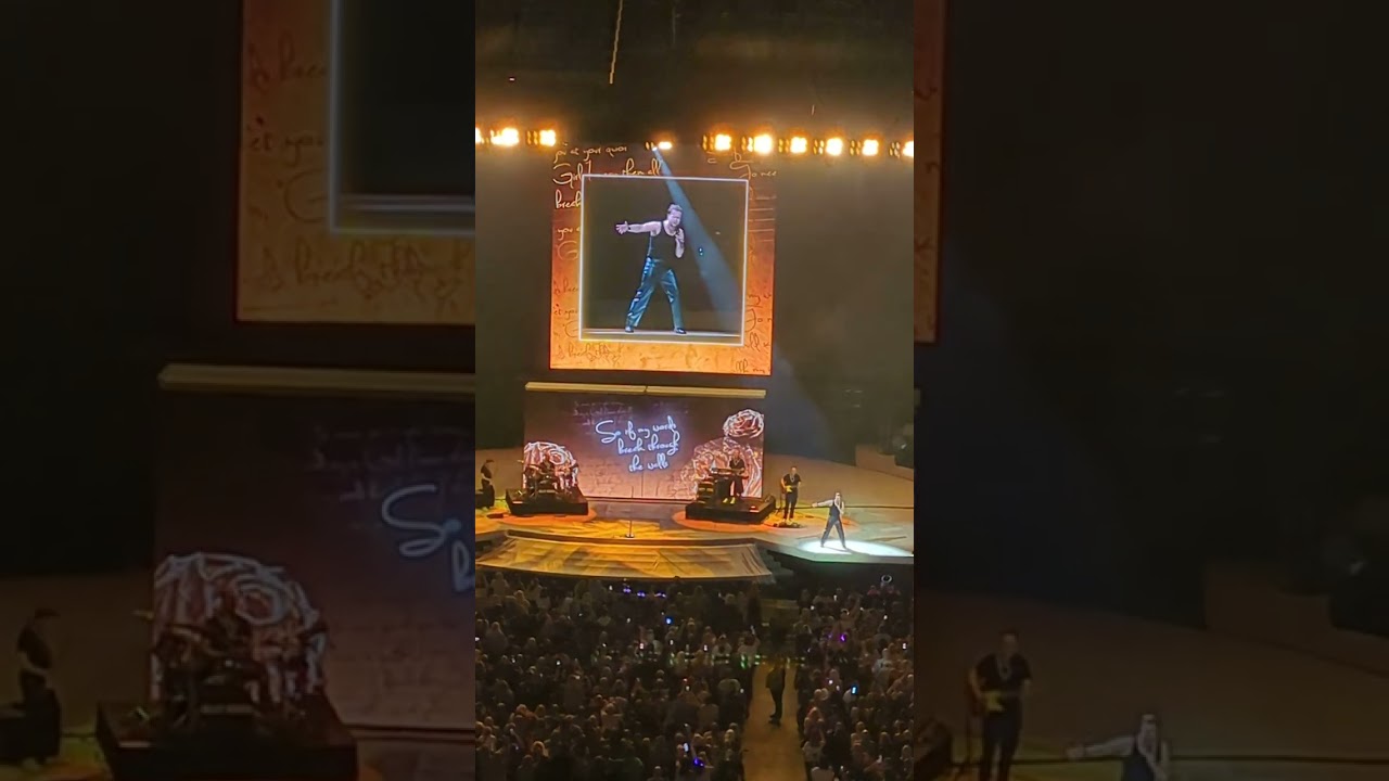 Olly Murs. Manchester. A O Arena. Dear Darling. Dedication to Caroline Flack  Take That 2024 Tour