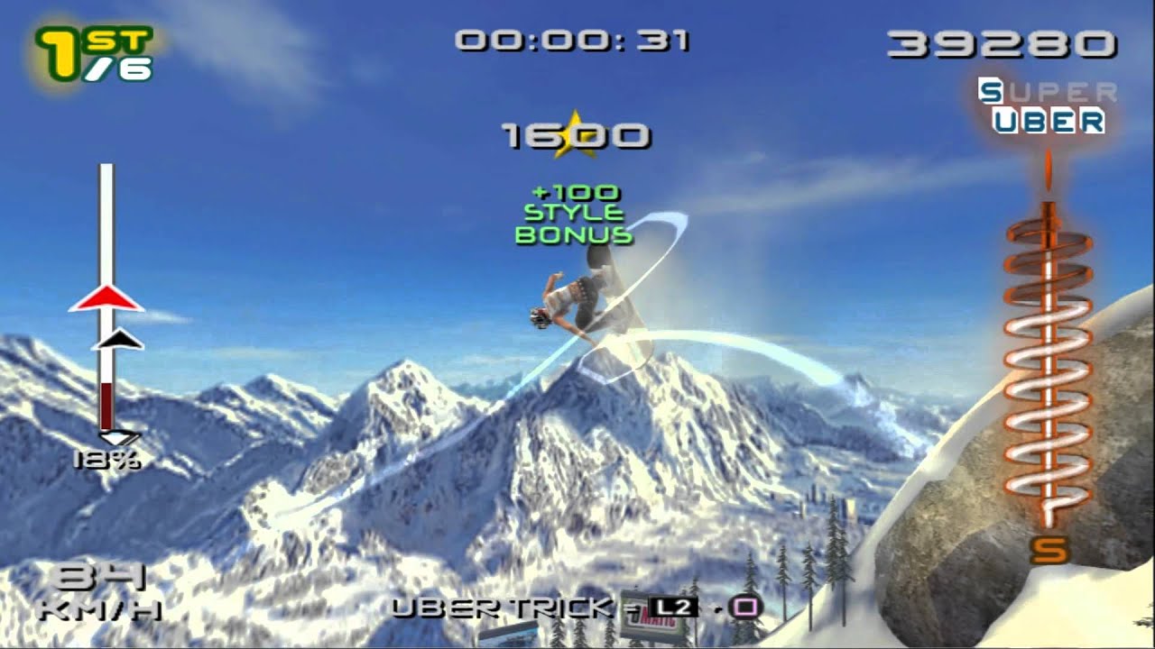 SSX3 - PS2 - Gameplay (PCSX2 r4600) 1080p