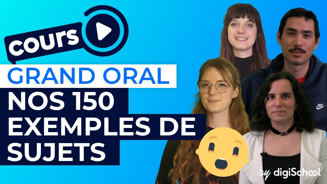 150 exemples de sujets du Grand oral faits par des profs