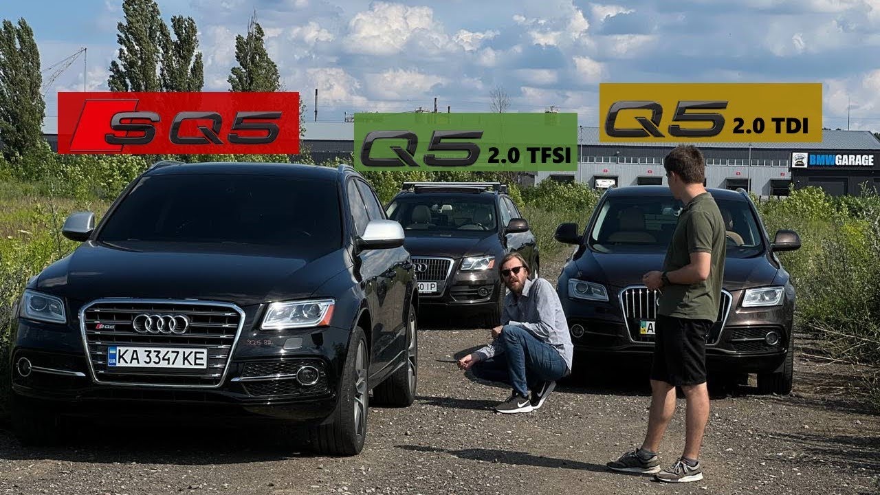 Відмінності Audi SQ5 vs Q5 2013 vs Q5 2012. Замір розгону, тюнінг та порівняння обвісу SQ vs S-line