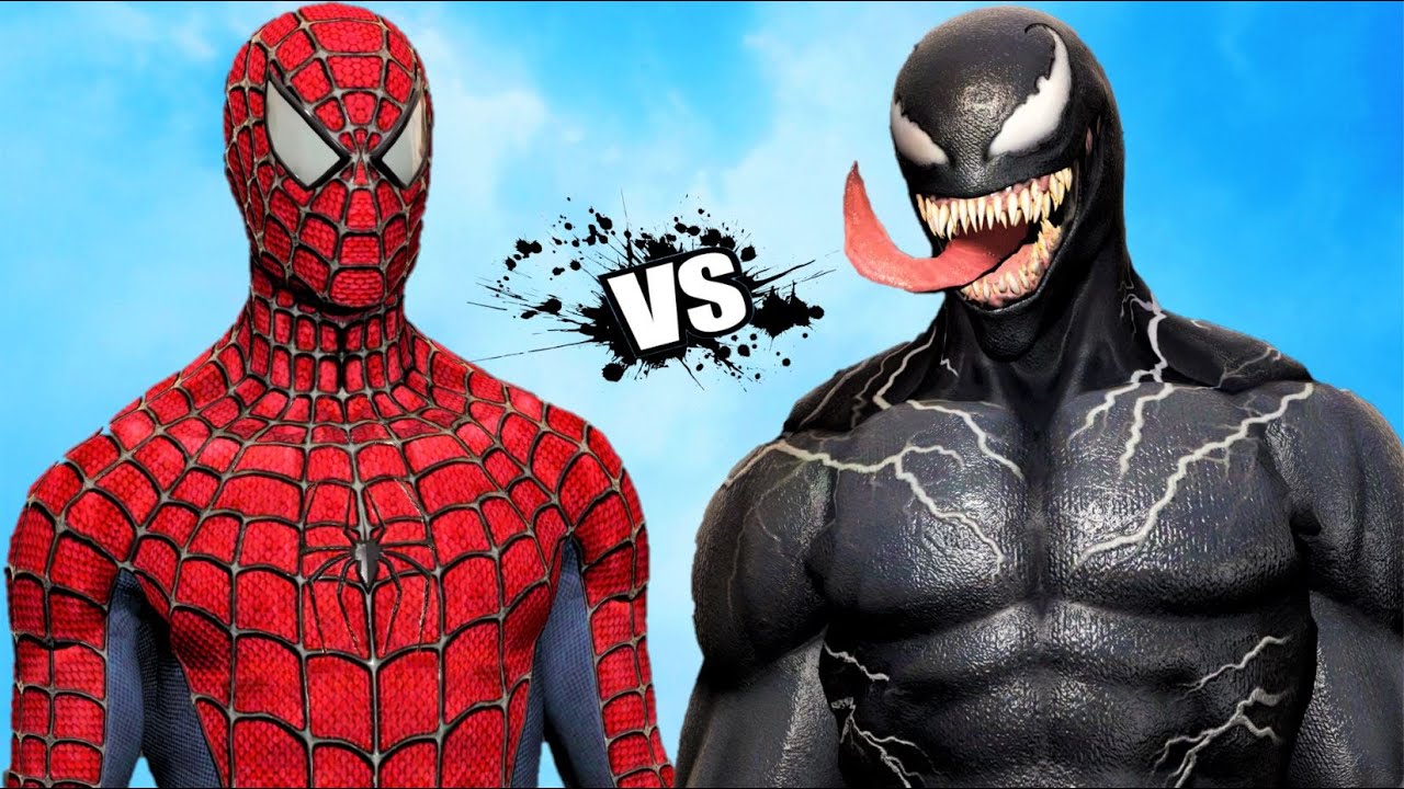 VENOM vs SPIDER-MAN (2002) Epic Battle