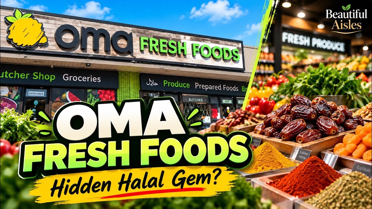 🤩Hidden Grocery Gem in Canada? 🇨🇦 | OMA Fresh Foods 🛒 Middle Eastern & International Finds| حلال