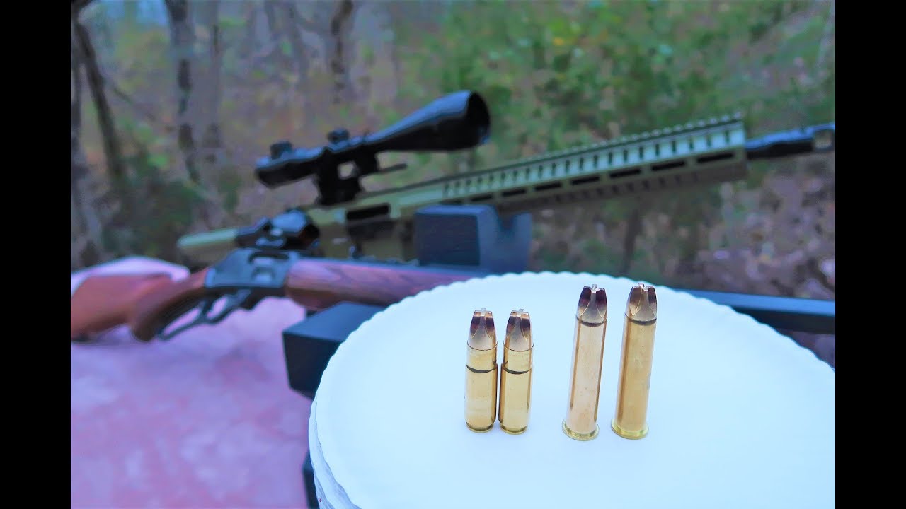 458 Socom против 4570 GOVT - Сколько бумажных тарелок???